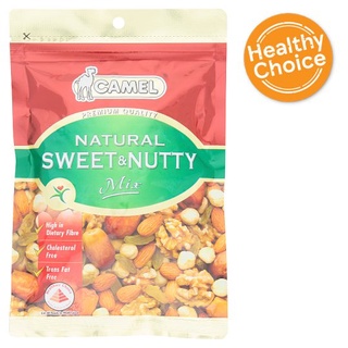 🔥HOT🔥 คาเมล เนเชอรัล สวีท แอนด์ นัตตี้ มิกซ์ ถั่วผสมอบรสหวาน 150กรัม Camel Natural Sweet &amp; Nutty Mix 150g