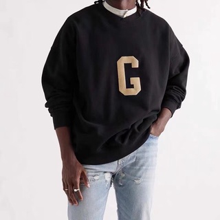 B138 เสื้อคลุมแบบสวม FOG Essentials "G" Crewneck Sweatshrit Street Fashion