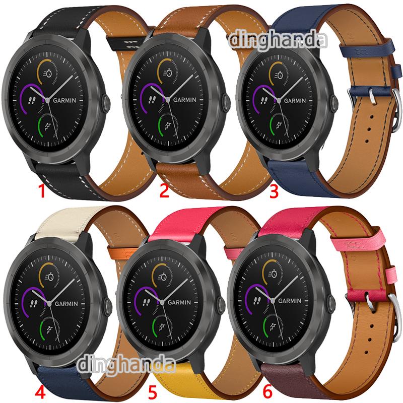 สายคล้องคอสายหนังสำหรับ Garmin Vivoactive 3