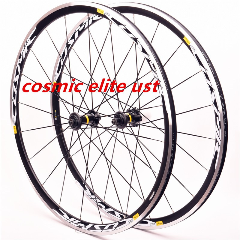 Mavic Cosmic ELITE UST 700C ล้อจักรยานจักรยานล้อ V เบรคอลูมิเนียมชุดล้อจักรยานล้อขอบ