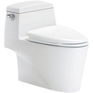 สุขภัณฑ์นั่งราบ สุขภัณฑ์ 1 ชิ้น C10527 6L สีขาว สุขภัณฑ์ ห้องน้ำ ONE PIECE TOILET C10527 6L WH