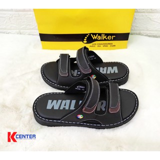 Walker รองเท้าแตะแบบสวม หนังแท้ รุ่น DK196