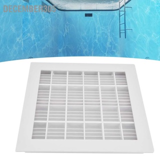 December305 Swimming Pool Main Drain Cover Square Replacement Floor for Medium Large