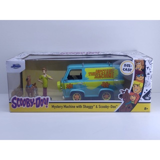 โมเดลฟิกเกอร์จากการ์ตูนสกูปปี้ดู  Jada- Die-Cast-Model Figure SCooby-Doo-mystery Machine with Shaggy&amp;Scooby doo