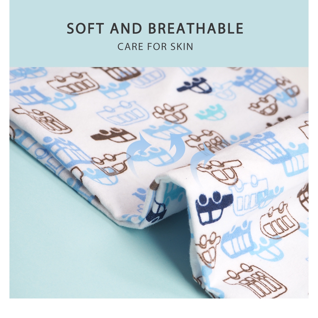4Pcs/Lot Muslin 100 Cotton Flannel Baby Swaddles Soft Newborns