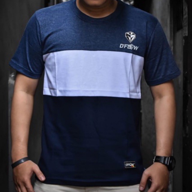 เสื้อยืด Dflow ดั้งเดิมฟรีสติ๊กเกอร์