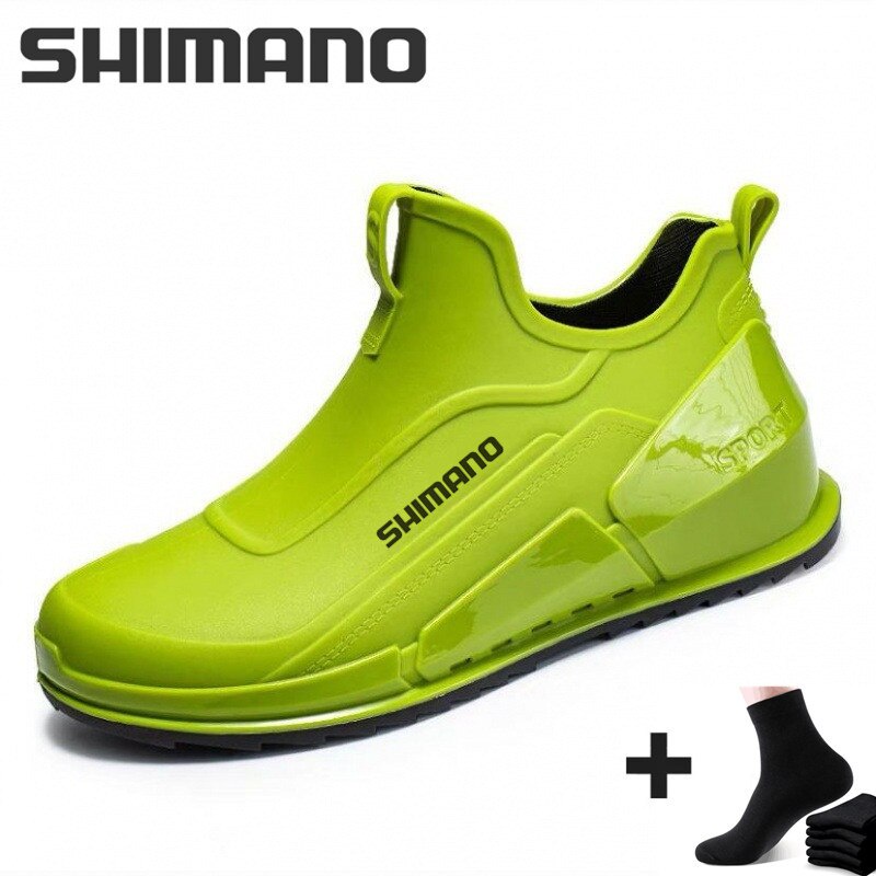 Shimano รองเท้าบูท กันฝน กันลื่น กันน้ํา เหมาะกับใส่ตกปลา เดินป่า กลางแจ้ง แฟชั่นฤดูหนาว สําหรับผู้ชาย 2022