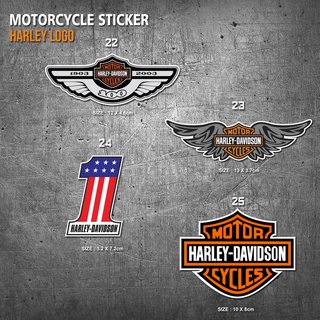 สติกเกอร์โลโก้ Harley Davidson 05 สําหรับติดหมวกกันน็อครถจักรยานยนต์