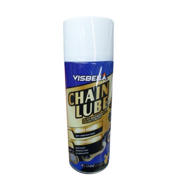 VISBELLA CHAIN LUBE SPECIALLY DESIGN TO LUBE MOTORCYCLE AND BICYCLE CHAIN / Pelincir Rantai