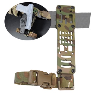 โลหะ Modular pistol HOLSTER ADAPTER ใช้งานร่วมกับ QLS แพลตฟอร์มยุทธวิธี HOLSTER DROP leg band การล่าสัตว์ airsoft Quick