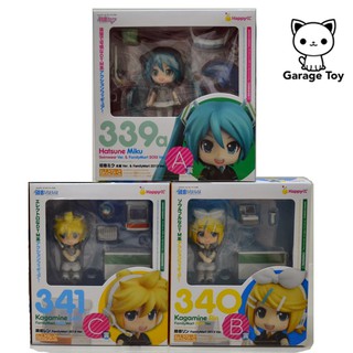 Nendoroid Miku + Rin + Len FamilyMart 2013 Ver.  339a + 340 + 341