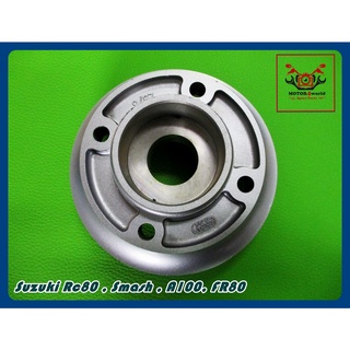 SUZUKI RC80 SMASH A100 FR80 WHEEL HUB "SILVER" // ดุมล้อ ดุมสเตอร์ สีบรอนซ์เงิน สินค้าคุณภาพดี