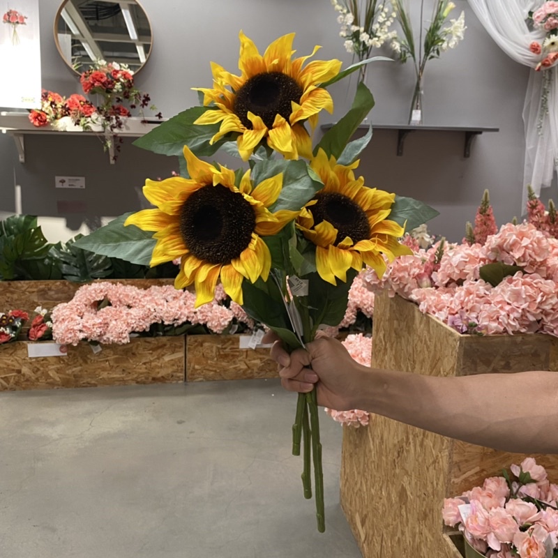 ทานตะวัน ดอกทานตะวัน sunflower IKEA SMYCKA Artificial flower, sunflower yellow20 "