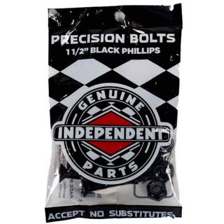 Inderpendent Precision Bolts  Phillips 1" Black