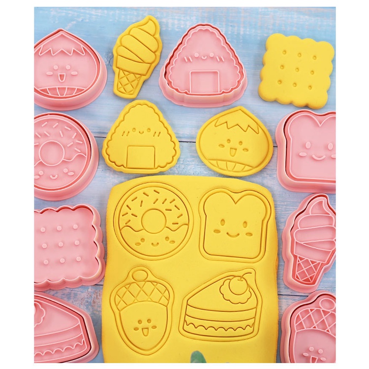 8 ชิ้น / เซต การ์ตูน ขนม อาหาร รูปร่าง บิสกิต แม่พิมพ์ เกาลัด สน กรวย ข้าวปั้น ขนมปังปิ้ง คุกกี้ ตัด แม่พิมพ์ฟองดองท์ เค้ก เครื่องมืออบ ราคา ถูกที่สุด ดีลบีเคเค แกลเลอรีภาพที่ 8
