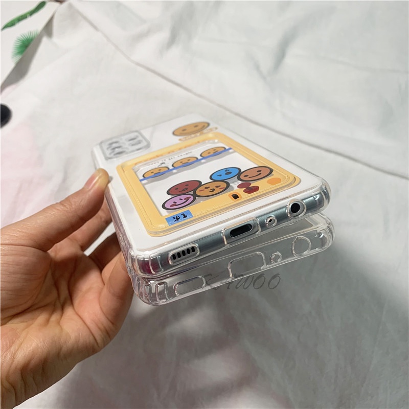 เคสโทรศัพท์มือถือแบบนิ่ม TPU ใส พร้อมช่องใส่บัตร ลายการ์ตูน สําหรับ Samsung A51 A71 A52 A72 S20 Plus A21S A32 ราคา ถูกที่สุด ดีลบีเคเค แกลเลอรีภาพที่ 6