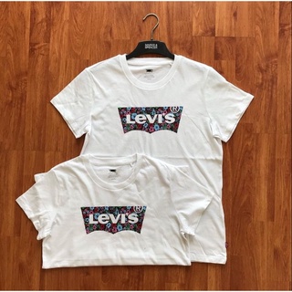 ⏸LEVIS WOMENS CLASSIC LOGO PERFECT TEE SHIRT เสื้อยืดคอกมแขนสั้น