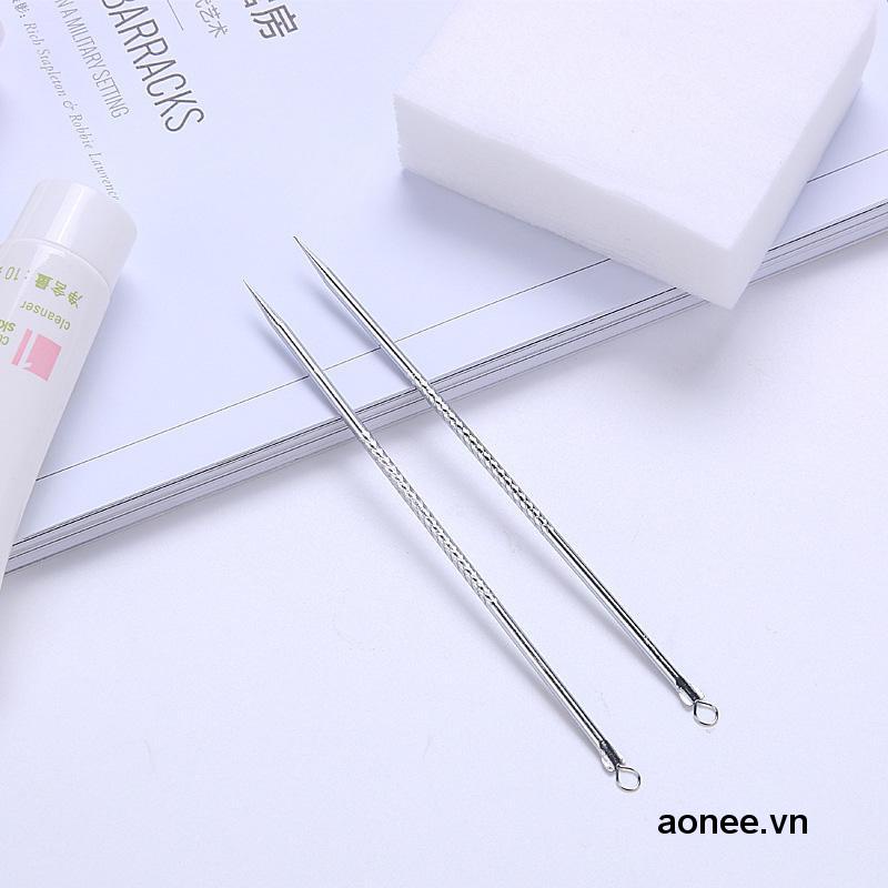 🔥🔥🔥เข็มกดสิว สแตนเลส แบบสองหัว รักษาใบหน้า สิวหัวดํา เครื่องมือทําความสะอาดจมูก เข็มกดสิว - รูปที่ 7