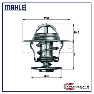 MAHLE วาล์วน้ำ VW BEETLE, GOLF, PASSAT / AUDI A4, A6 (TX 13 87D)