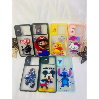 7ลาย เคส OPPO เคสสไลค์ปิดกล้อง เลื่อนได้  OppoA54(4G). OppoA74(4G) oppoA31 A31