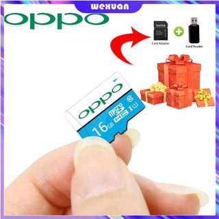 ★Cod【ฟรีอะแดปเตอร์】oppo Class10 การ์ดหน่วยความจํา Micro SD ความเร็วสูง 512GB 256GB 128GB 64GB 32GB 16GB