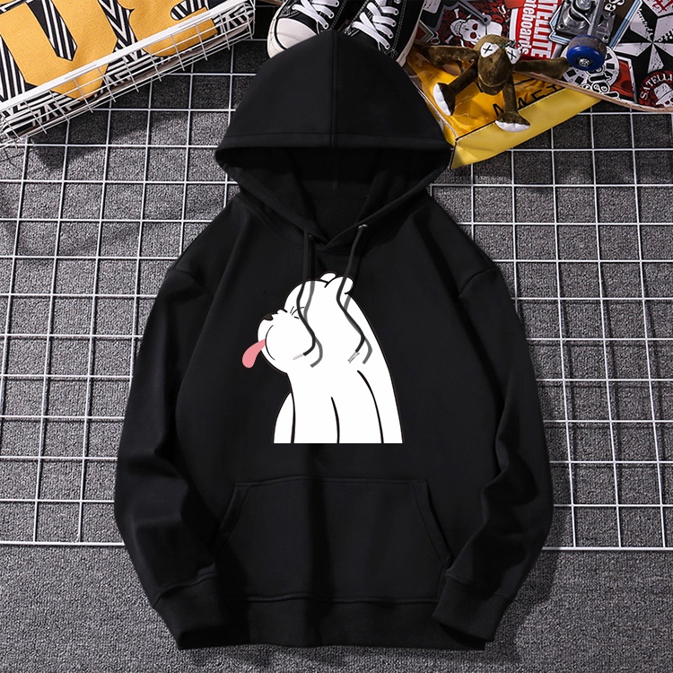 L234เสื้อฮู้ดลายแฟชั่นสวยน่ารัก.เสื้อแขนยาว.มี7สีหลายไซส์(S-3XL)