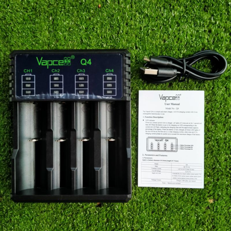 เครื่องชาร์จ Vapcell Q4