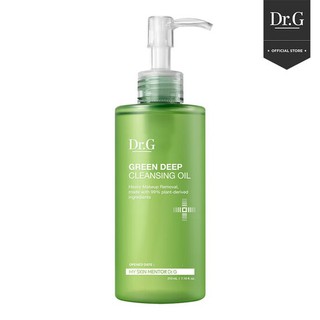 น้ํามันทําความสะอาดล้ําลึก สีเขียว ขนาด 210 มล. Dr.G Green Deep Cleansing Oil 210ml Dr.G Cleansing Oil