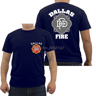 เสื้อยืด ผ้าฝ้าย พิมพ์ลาย Dallas Cowboy Firefighter Fire Rescue Service สไตล์ฮาราจูกุ สตรีท แฟชั่นสําหรับผู้ชายSize S-5X