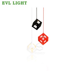 โคมไฟห้อย แขวนติดเพดาน EVL-CH-7261/1#แถมหลอดฟรี#