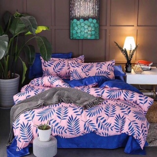 topshop_bed ชุดผ้านวม1 ชุด ครบ6ชิ้น ผ้าปู/ผ้านวม/ปลอกหมอน2/ปลอกหมอนข้าง2 ลาย #203