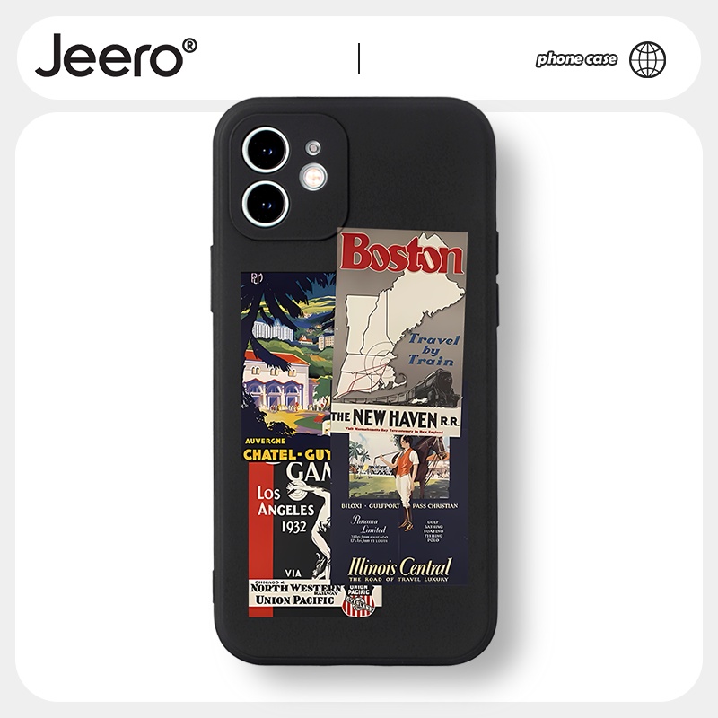 Jeero เคสไอโฟน เคสซิลิโคนนุ่มกันกระแทกน่ารักตลก เคสโทรศัพท์ Compatible for iPhone 16 15 14 13 12 11 Pro Max SE 2020 X XR XS 8 7 ip Plus HFF1205