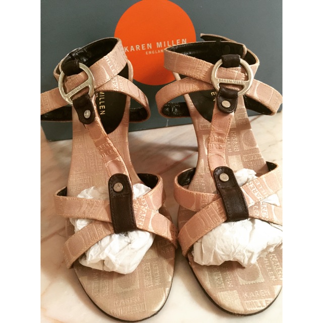 รองเท้าส้นสูง สีน้ำตาล Karen Millen size38