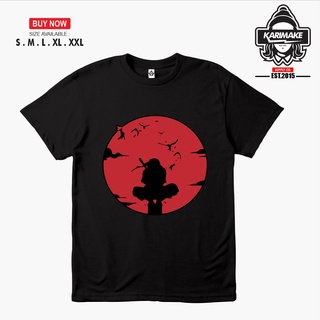 เสื้อยืดผ้าฝ้ายพิมพ์ลายแฟชั่น เสื้อยืด พิมพ์ลายอนิเมะ Naruto Itachi Uchiha Kill The Clan สําหรับผู้ชาย