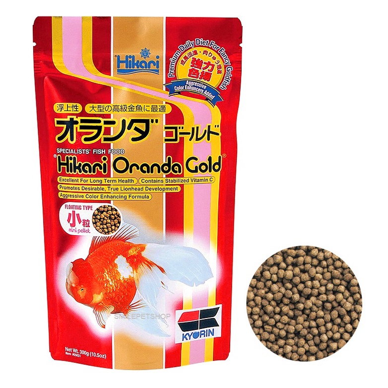 Hikari Oranda Gold 300 g.(อาหารปลาทองจากประเทศญี่ปุ่น เร่งวุ้น เร่งสี เร่งโต) - รูปที่ 2