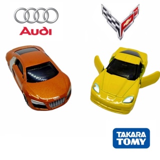 Tomica Tomy - Audi R8 - Chevrolet Corvette Z06 / Takara Car Diecast