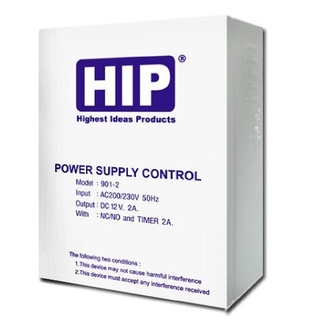 HIP Power Supply 12 v. ( 5 ตัว )  TACB1-2 - Voltage: 12V DC - Current: 2A - Can