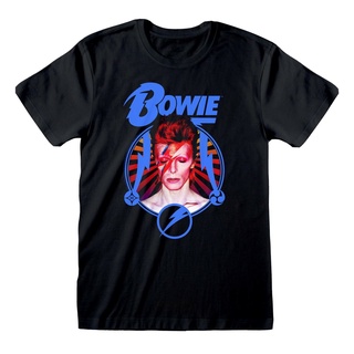 เสื้อยืด พิมพ์ลาย David Bowie Starburst Online แฟชั่นสําหรับผู้หญิง