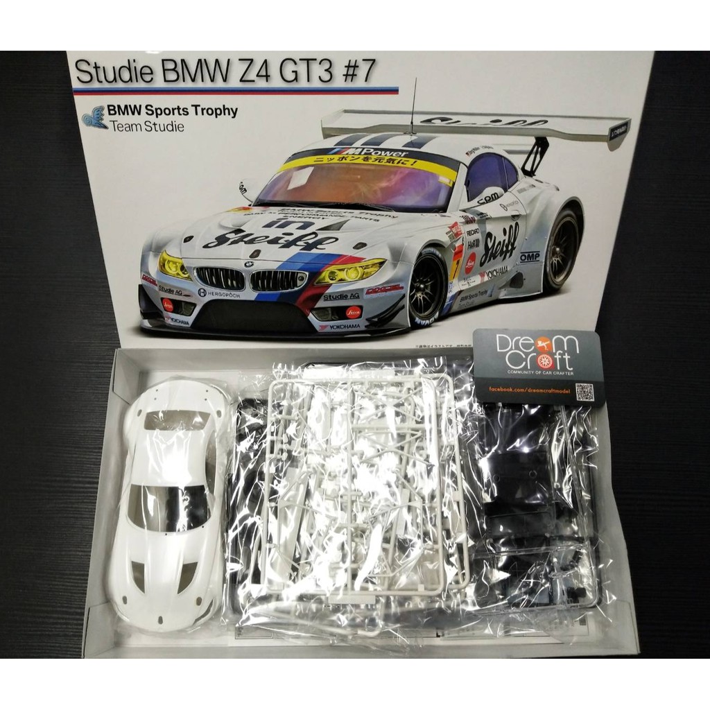 FUJIMI 1/24 STUDIE BMW Z4 GT3 #7 (โมเดลรถยนต์ Model DreamCraft)