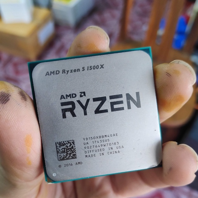 CPU AMD RYZEN 5 1500X 3.5 GHz. มือสอง