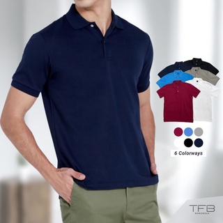 เสื้อโปโล แขนสั้น สีกรม ผ้าดรายเทค(dry-tech) TFB Workwear