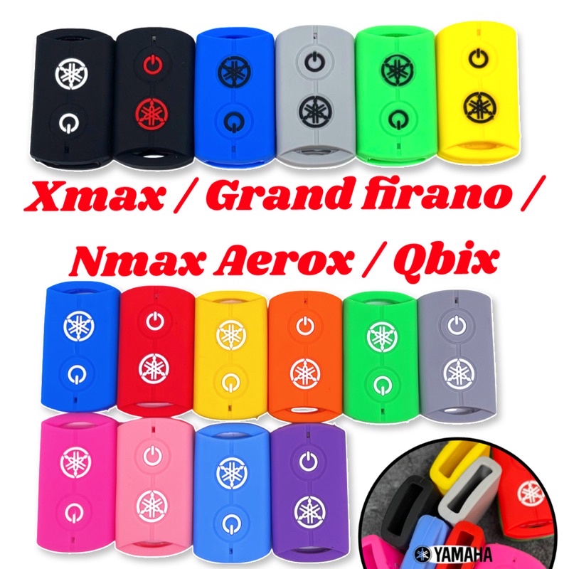 ซิลิโคนรีโมท Xmax / Grand firano / Aerox / Nmax2020-2024 / Lexi  สีสวย สดใส มองเห็นชัด