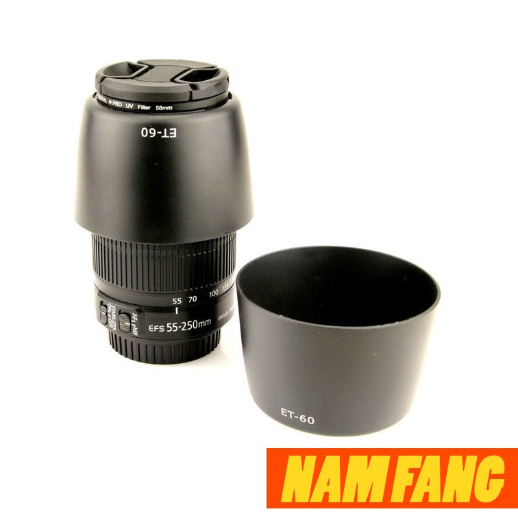 LENS HOOD ET-60 สําหรับเลนส์ CANON 75 - 300MM