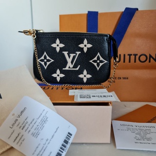 Like New‼️ Louis Vuitton mini pochette Bicolor Monogram Empreinte ฝังชิพ ออก shop paragon 17/09/21 fullset with rec