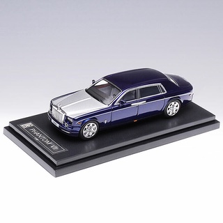 Rolls Royce Phantom VII Diecast Car Model Replica Blue 1:64