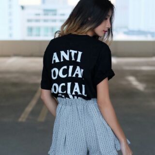 anti social t shirt