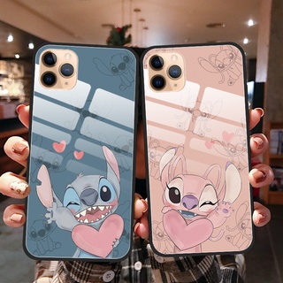 เคสโทรศัพท์มือถือกระจกนิรภัย กันกระแทก กันรอยขีดข่วน ลาย Stitch สําหรับ Xiaomi Redmi Note 11 Pro 5G 11S 10 Pro 4G 10S Redmi 10C 9C