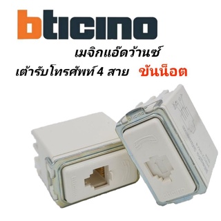 เต้ารับสัญญาณโทรศัพท์ bticinoตัวละ