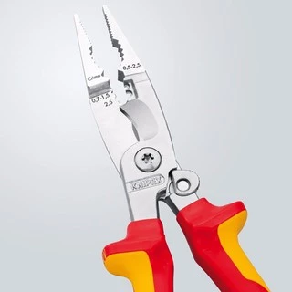 KNIPEX คีมอเนกประสงค์สำหรับงานติดตั้งไฟฟ้า VDE - 200 มม. รุ่น1396200