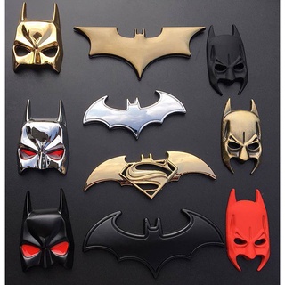 Car Personality Batman Car Badge Modification Bat Car Body Stickers Rear Sign Sticker Metal Rear Badge Modification Auto department store supplies